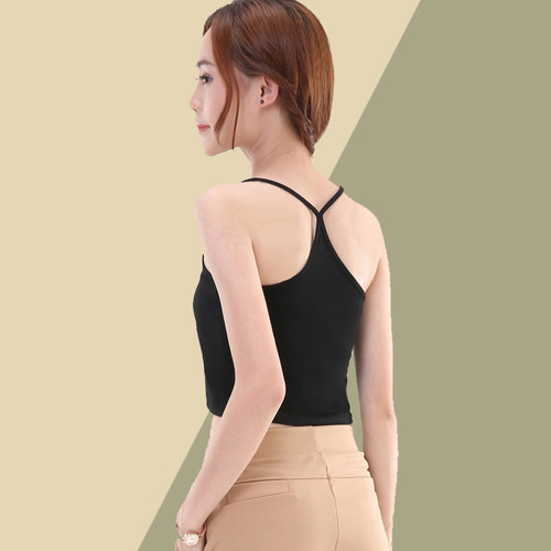 露脐小吊带背心女夏季y型ins薄款