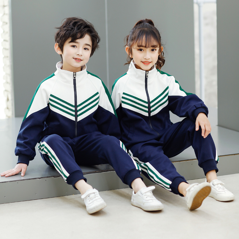 校服小学生一年级男女童纯棉班服套装春秋幼儿园园服英伦风运动服