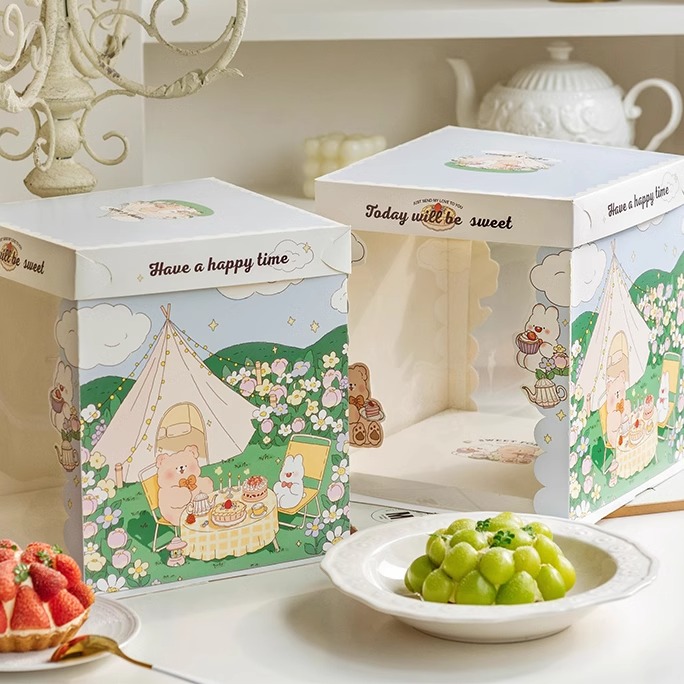 「原创」热销款生日蛋糕盒可定制