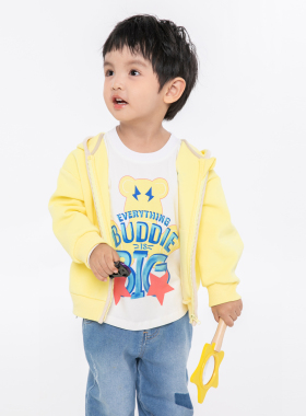 babe buddie童装春季新款针织长袖T恤84111015