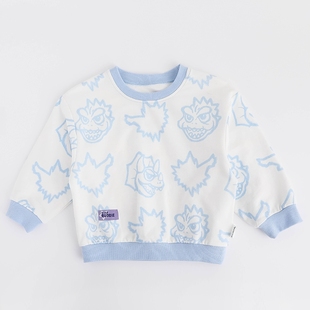 上衣 T恤打底衫 babe buddie儿童纯棉长袖