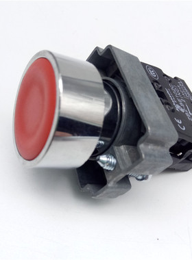 银点22MM孔径XB2-BA42 自动复位按钮开关 ZB2-BE102C 一常闭 红色