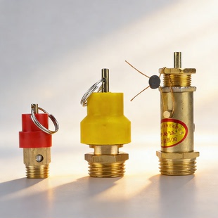 空压机安全阀小红帽气泵限压自动拉环排气阀泄压阀8KG1分2分3分4