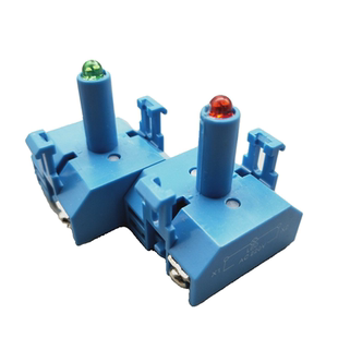 适用于瑞沃尔LA38按钮开关配件基座 LED指示灯座 底座红黄绿白蓝