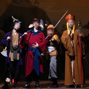 演出服师徒四人服 汉服唐僧猪八戒沙僧古装 西游记八十一难同款 男士