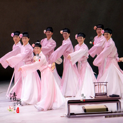 只此青绿舞王希孟同款男士舞衣