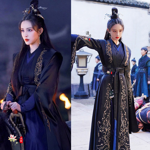 影视古装孟子义女侠服