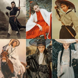 影视古装沙漠女侠同款女扮男装公子少爷侠女服侠客服武侠风演出服