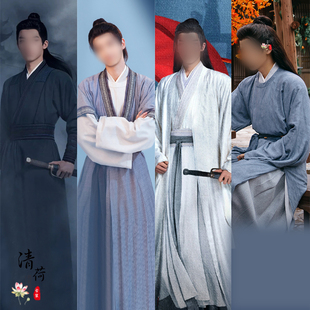 影视古装定风萧北冥同款男士汉服武侠服侠客剑客公子少爷服演出服