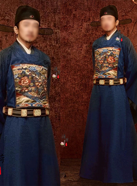 影视古装大明风华于谦同款大臣服明朝官服朝服圆领王爷文官丞相服