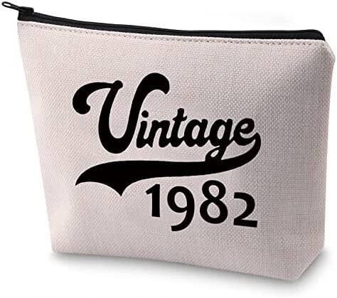 blupark 40th 50th birthday gift vintage 1972 1982 makeup bag