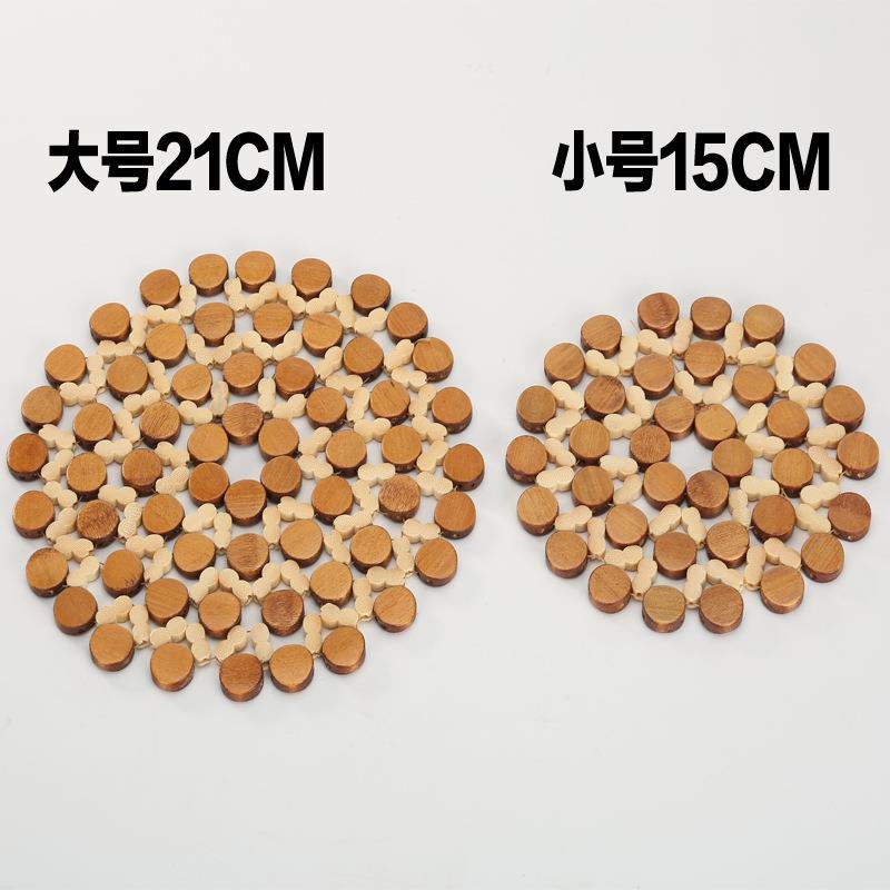 隔热垫餐桌垫竹制垫子家用碗垫锅垫防热垫菜盘子垫茶杯垫锅垫防热