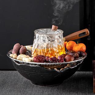 备一套全套网红茶壶套装 围炉煮茶家用室内烤茶装 电陶炉器具烤火炉