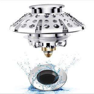 淋浴房排水器阀门过滤器 全铜跨境美规浴缸弹跳芯下水器浴盆按压式