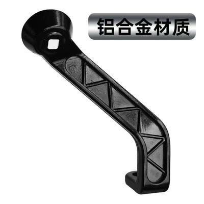电动车手机支架后视镜铝合金底座配件摩托车手机架镜座金属固定杆