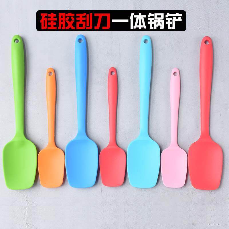 一体式硅胶铲子刮刀耐高