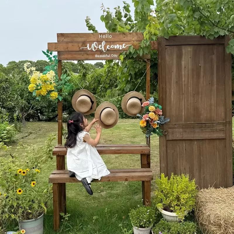 户外露营地森系网红打卡相框美陈