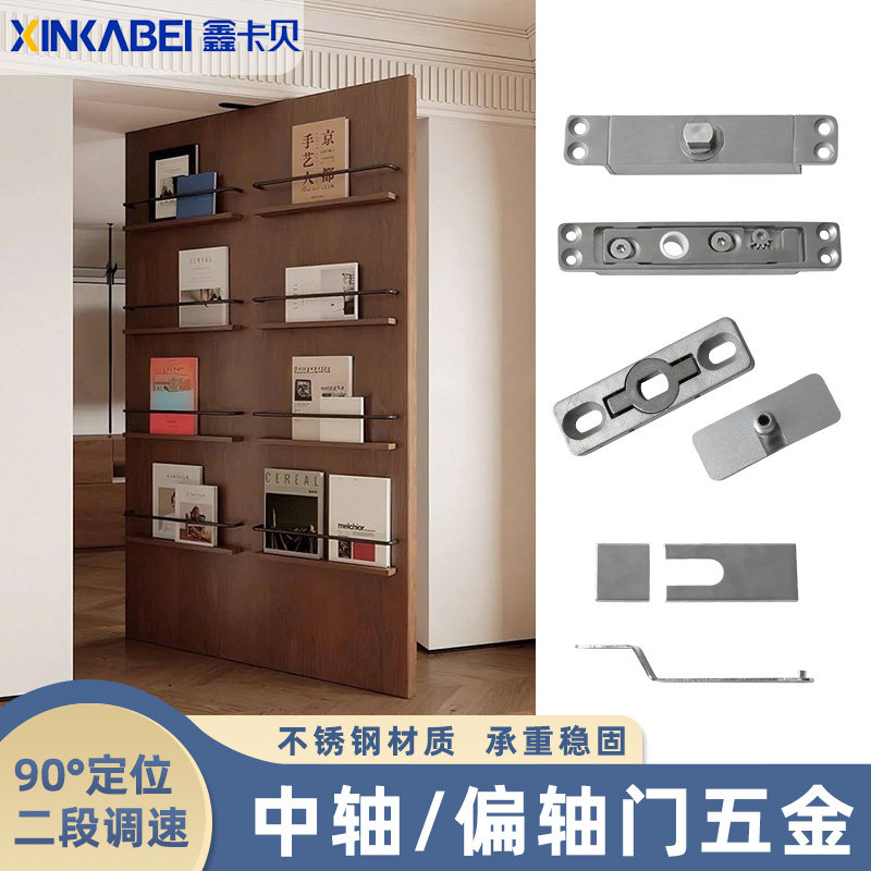 中轴偏轴门弹动器免挖坑旋转门图片