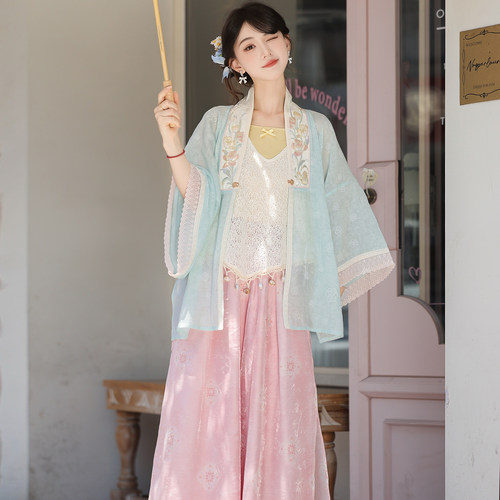 素羽华裳芳菲辞改良宋裤汉服套装