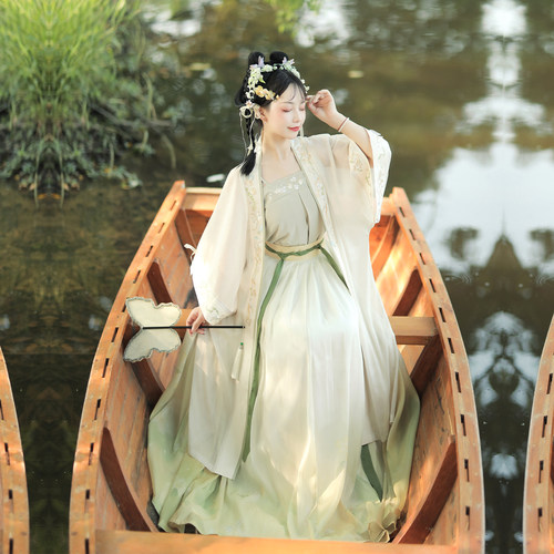 清欢宋制汉服长干寺褙子原创春夏