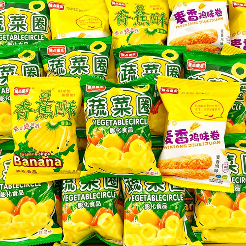 臻点童友蔬菜圈膨化食品薯片零食