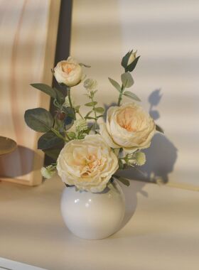 《新品链接5》假花摆件餐桌仿真花摆设客厅装饰花艺桌面家居花束