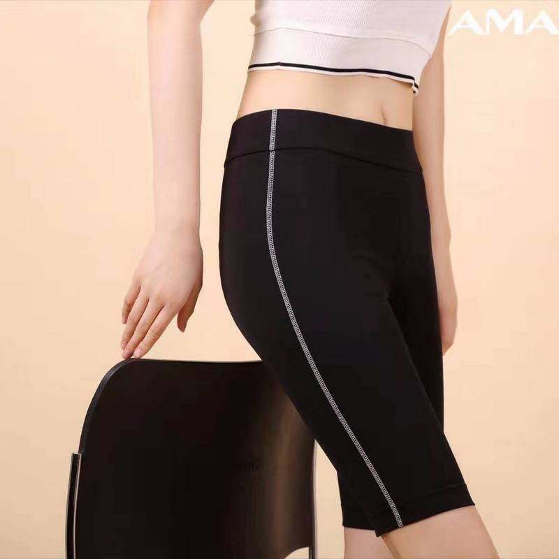 阿瑪施旗舰店官网2020夏新款正品骑行裤运动安全五分裤女5100248
