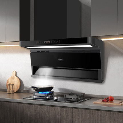 樱雪28m³铜电机油烟机家用厨房大吸力顶侧双吸抽油烟机吸油K2459