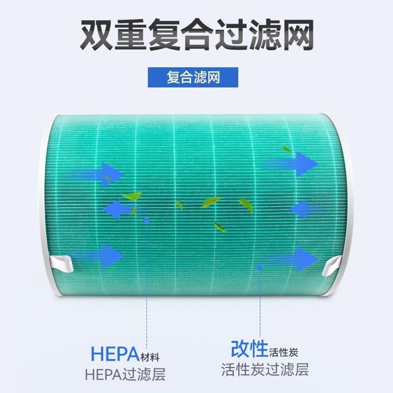 徽曦适配352空气净化器滤芯X50/X50S/X60/X60S/X63C/X66C过滤网
