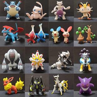 神奇宝贝手办超大号水箭龟长毛狗超梦幻喵喵基格尔德公仔模型摆件