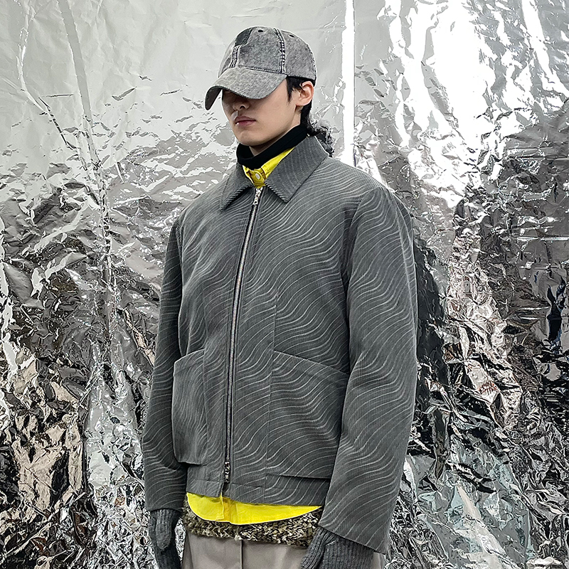 Pointless三袖子波浪夹克