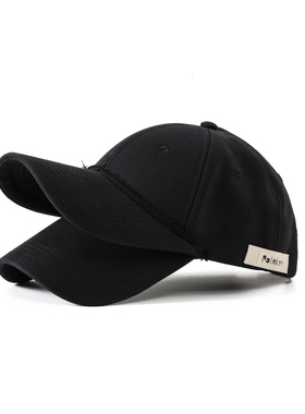 Pointless 双帽檐黑色棒球帽