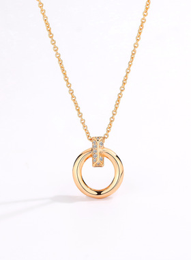 时尚高级感钉子项链女