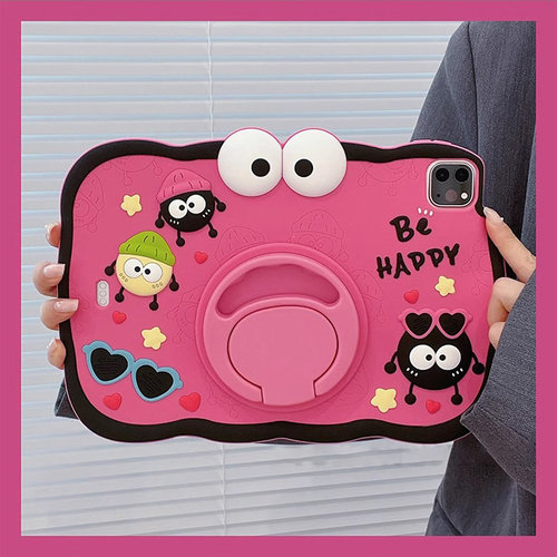 适用旋转支架iPad10卡通硅胶壳