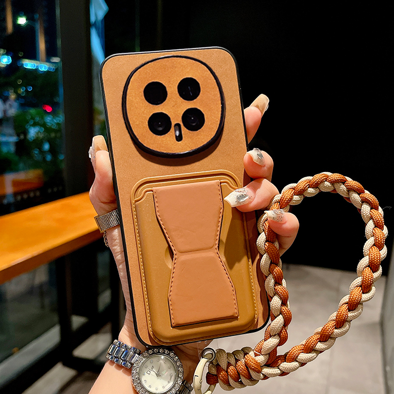 羊巴皮支架卡包适用华为荣耀magic8手机壳magic7新款6魔术5Pro保护套4镜头全包x70复古x60高级感x50至臻版x40