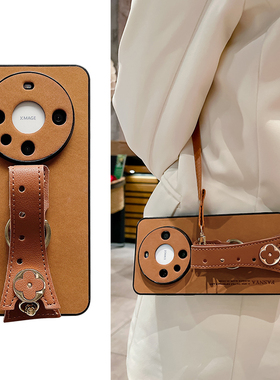 复古翻毛皮适用华为mate80手机壳mate70Pro保护套mete60防摔耐脏50镜头全包40腕带30斜跨背带Max硅胶Air女款