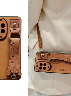 复古磨砂翻毛皮适用华为nova15手机壳nova14保护套nove13Pro耐脏12镜头全包11腕带10斜跨9个性8防摔7女ultra