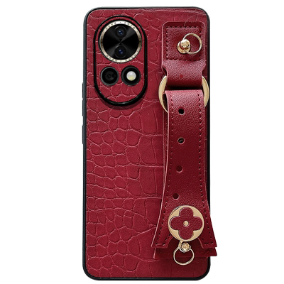 羊巴皮适用于华为nova13手机壳nova14保护套nove12新款novo11Pro腕带斜跨10背带挂绳9全包软壳8防摔外壳7女款