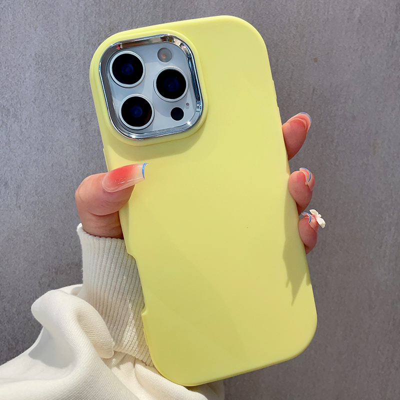 多巴胺糖果色系适用于苹果17Promax手机壳iPhone16Pro硅胶套IP15软壳全包边14新款纯色13简约ins风12女款网红