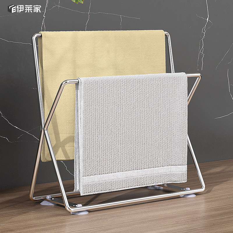 304不锈钢沥水洗碗布抹布架