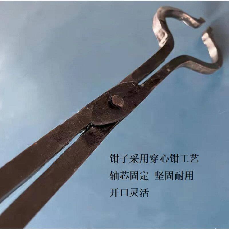 铁钳全套狗钳子新款器狗家用铁夹夹钳大力钳超长多功能手动圆形固