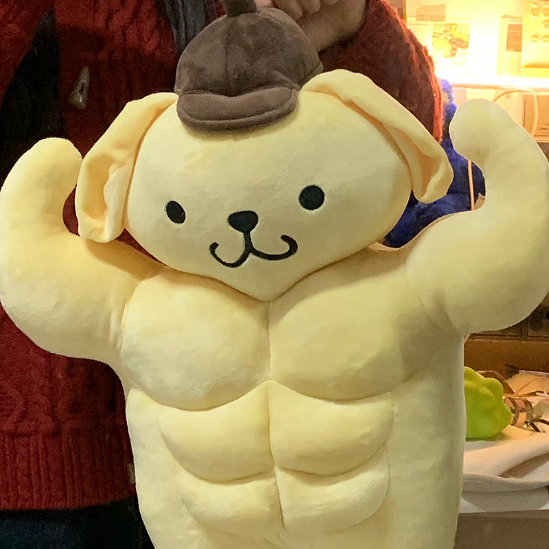 여자 친구와 가장 친한 친구 재미있는 자매 고급에게 줄 소녀를 위한 재미있는 근육 푸딩 개 모래 조각 인형 생일 선물