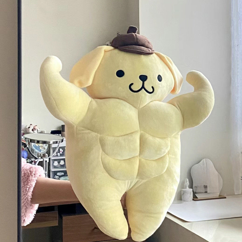 여자 친구와 가장 친한 친구 재미있는 자매 고급에게 줄 소녀를 위한 재미있는 근육 푸딩 개 모래 조각 인형 생일 선물
