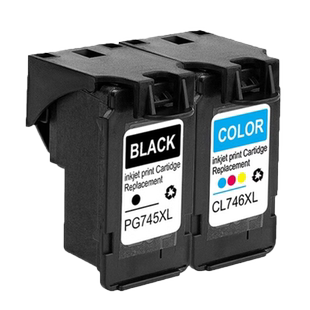 适用佳能PG745/CL746XL墨盒 MG2570s 2470 3070 3077 2970打印机墨水盒可加墨 IP2870 ts3170 MX497黑彩墨仓