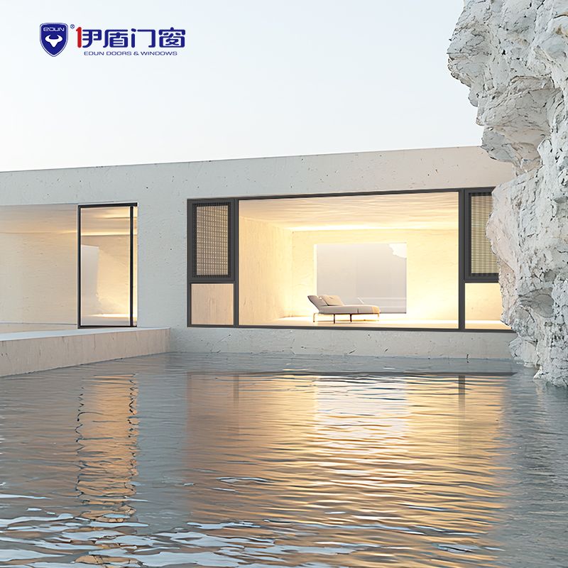 伊盾小米系列一体外开窗铝合金窗