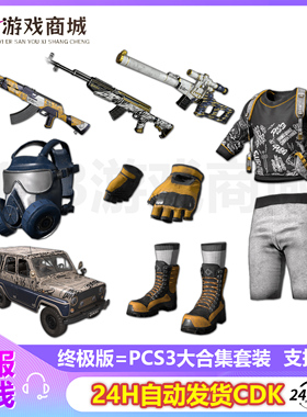 PUBG绝地求生皮肤 PCS3大合集礼包 载具 武器 VSS 吃鸡CDK兑换码