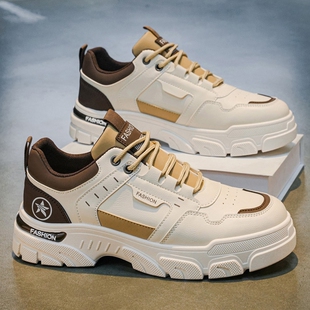 男鞋2026新款春季低帮工装马丁靴男款百搭休闲运动防滑耐磨劳保鞋