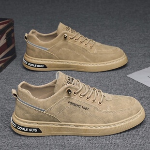 夏季 工作潮鞋 透气2025新款 防臭运动休闲一脚蹬平板鞋 薄款 男鞋