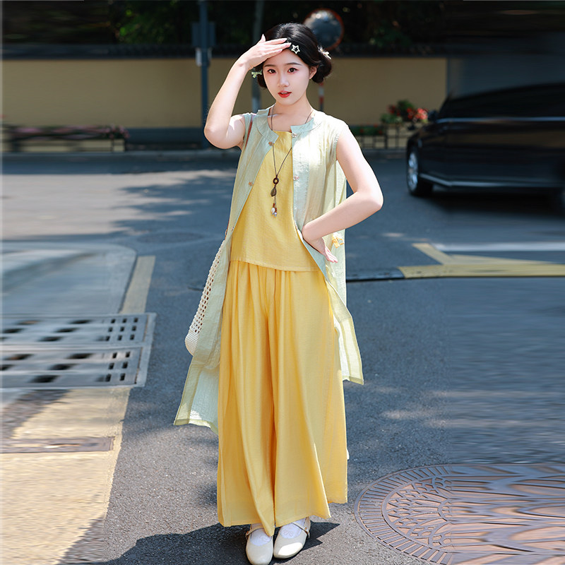 浣溪阁夏季明制汉服通勤套装
