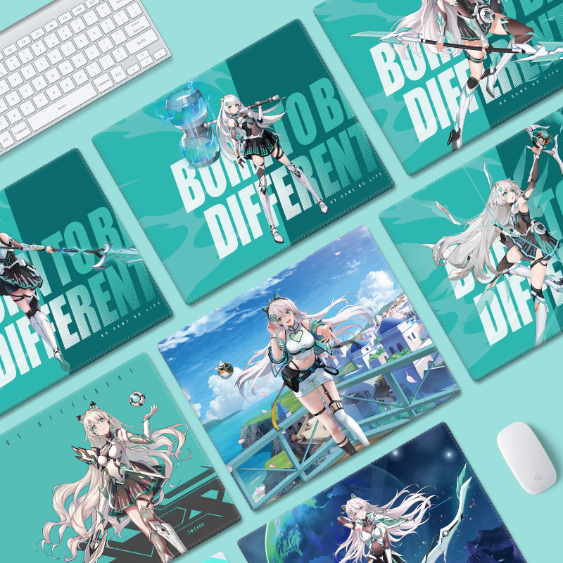 天选姬超小号鼠标垫动漫游戏笔记本电脑键盘垫滑鼠垫办公桌垫定制